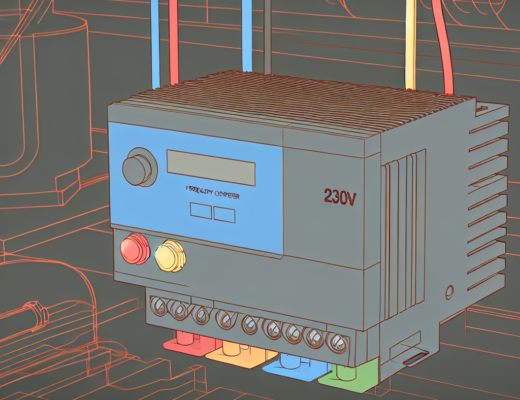 frekvenční měniče 230V