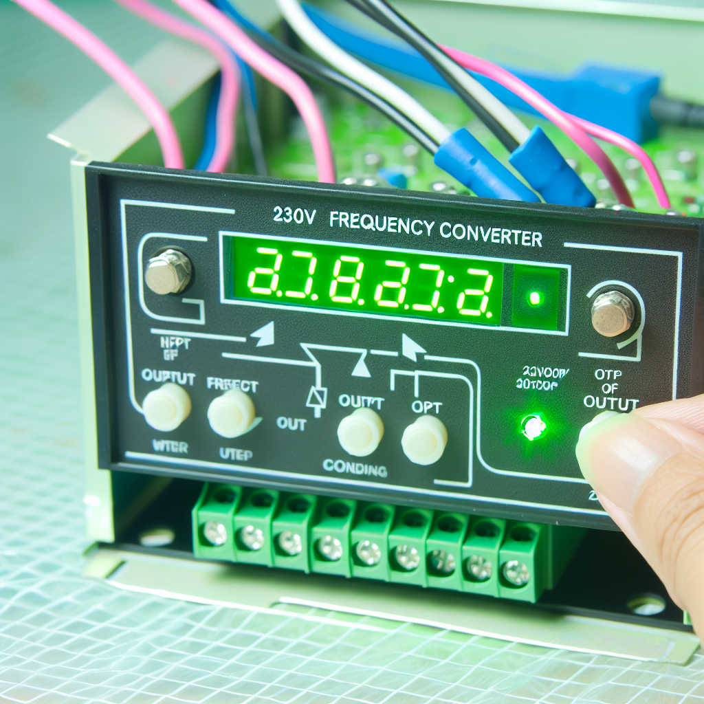 frekvenční měniče 230V