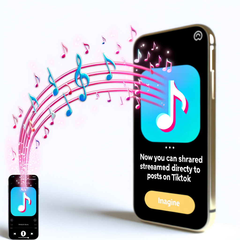 Teraz môžete zdieľať streamovanú hudbu priamo do príspevkov na TikTok