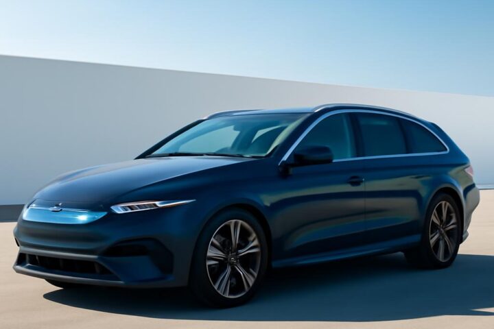 BMW i5 Touring – elektrické kombi, prémiové nemecké EV v letnom prostredí