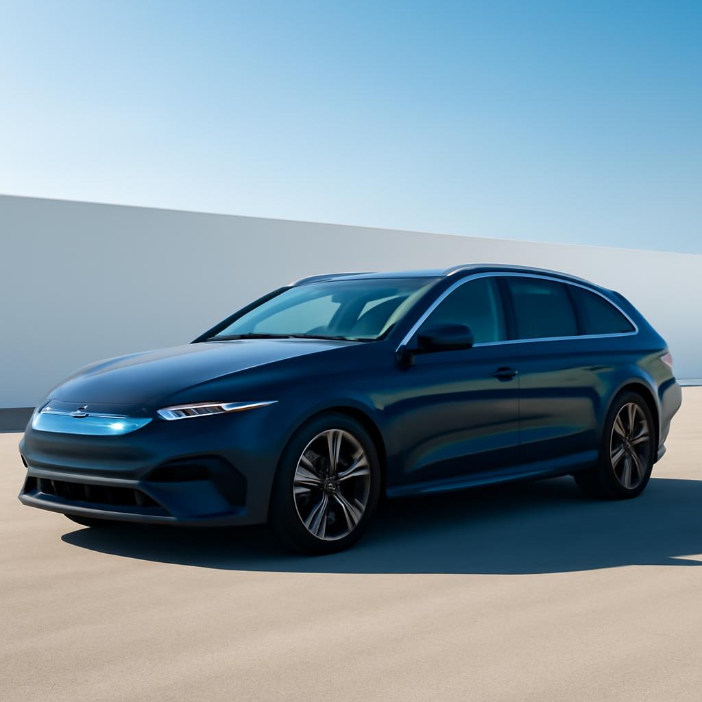 BMW i5 Touring – elektrické kombi, prémiové nemecké EV v letnom prostredí