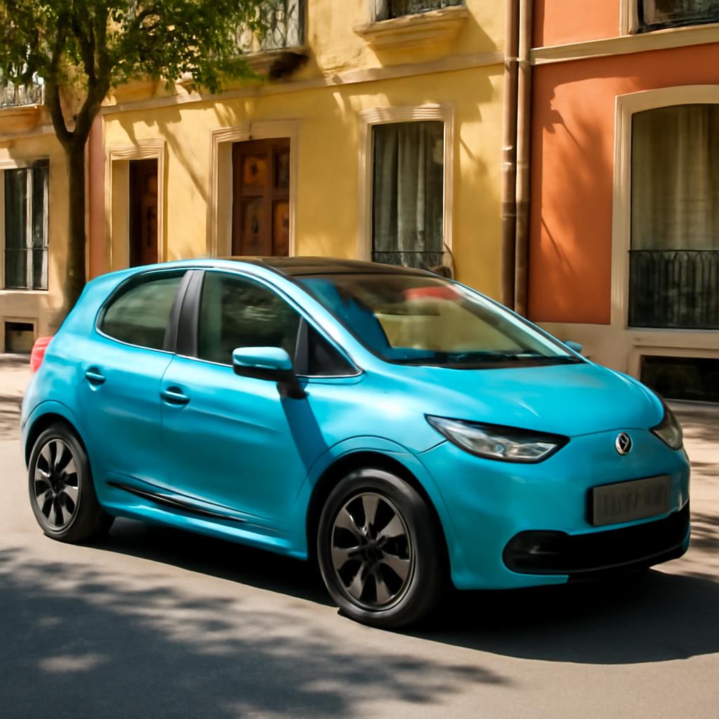 BYD Dolphin Surf – malý mestský elektromobil na ulici