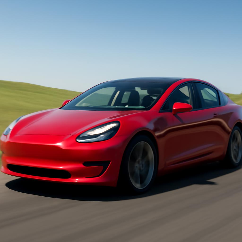 Tesla Model 3 Performance 2026 na okruhu