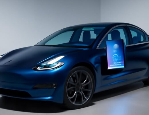 Tesla s novou softvérovou aktualizáciou 2026 na dotykovom displeji