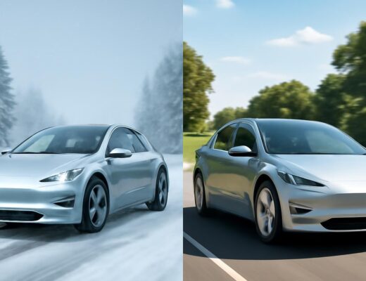 Elektromobil v zime a v lete – porovnanie dojazdu podľa ročného obdobia