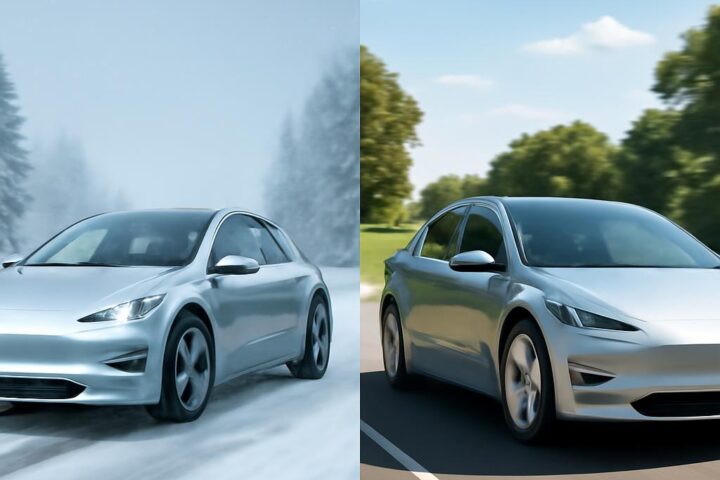 Elektromobil v zime a v lete – porovnanie dojazdu podľa ročného obdobia