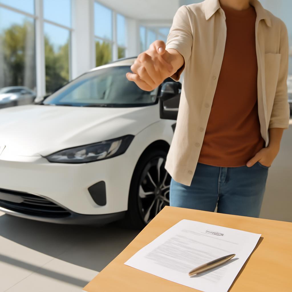 Leasing alebo kúpa elektromobilu – preberanie kľúčov v showroome