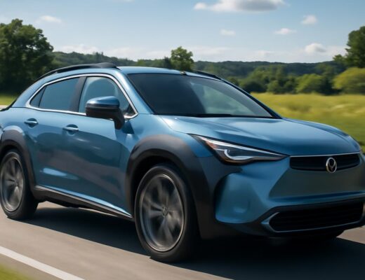 Elektrické SUV Toyota bZ4X na letnej ceste