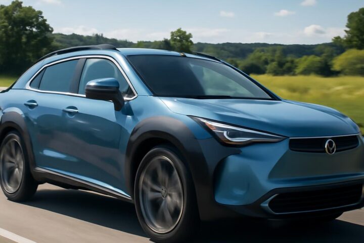 Elektrické SUV Toyota bZ4X na letnej ceste