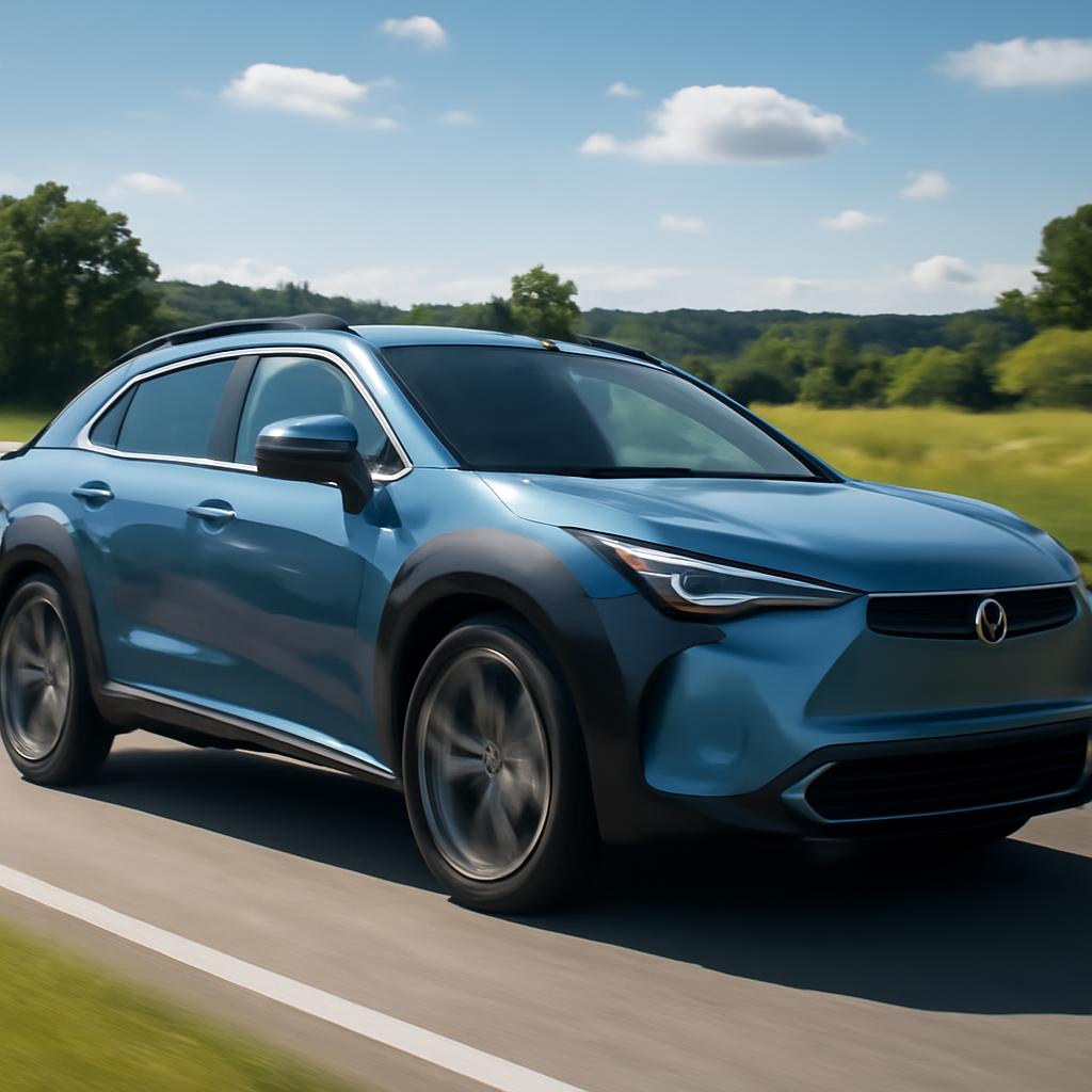 Elektrické SUV Toyota bZ4X na letnej ceste