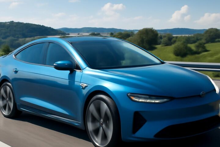 Volkswagen ID.7 – elektrický liftback na diaľnici